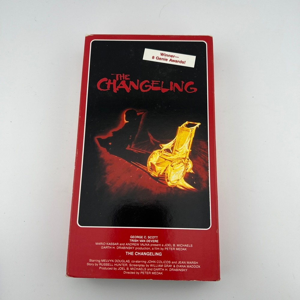 The Changeling VHS 1980 George‎ C. Scott Horror Thriller HBO Home Video